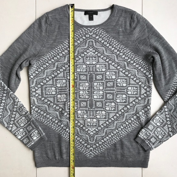 J.Crew 100% Merino Wool “Scarf” Sweater - Picture 8 of 11